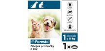 Foresto obojek pro kočky a malé psy 38cm 12,5g